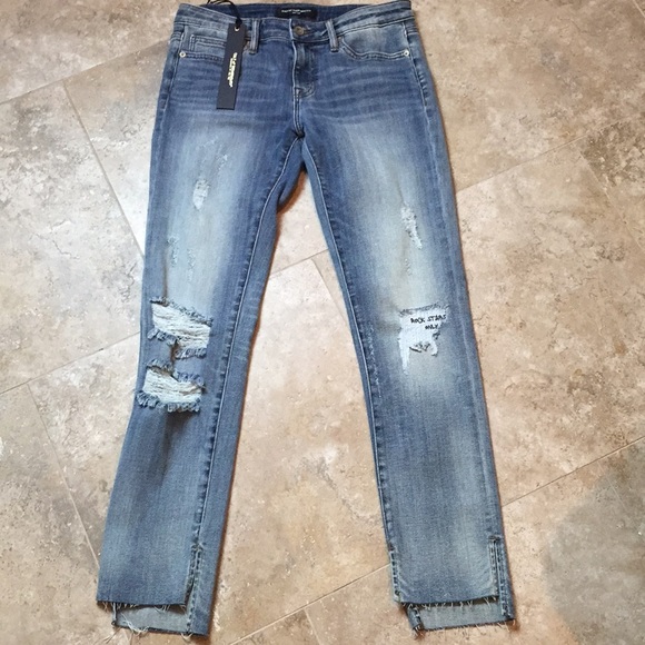 Cult of Individuality Jeans High Rise Ankle Denim - Picture 2 of 6